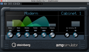 Steinberg-Amp-Simulator Screenshot.