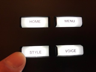 1_aifingered A finger pressing a button marked "Style".