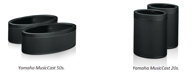 Two pairs of speakers.