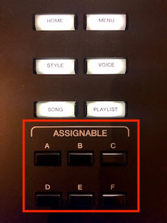 Genos Assign 1 Close-up of controls.