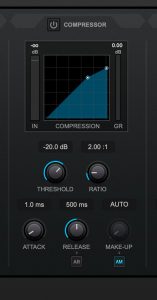 Compression-Fig-3 View of compressor front panel controls.